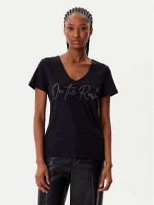 Morgan T-Shirt 242-DLUCAS Czarny Regular Fit