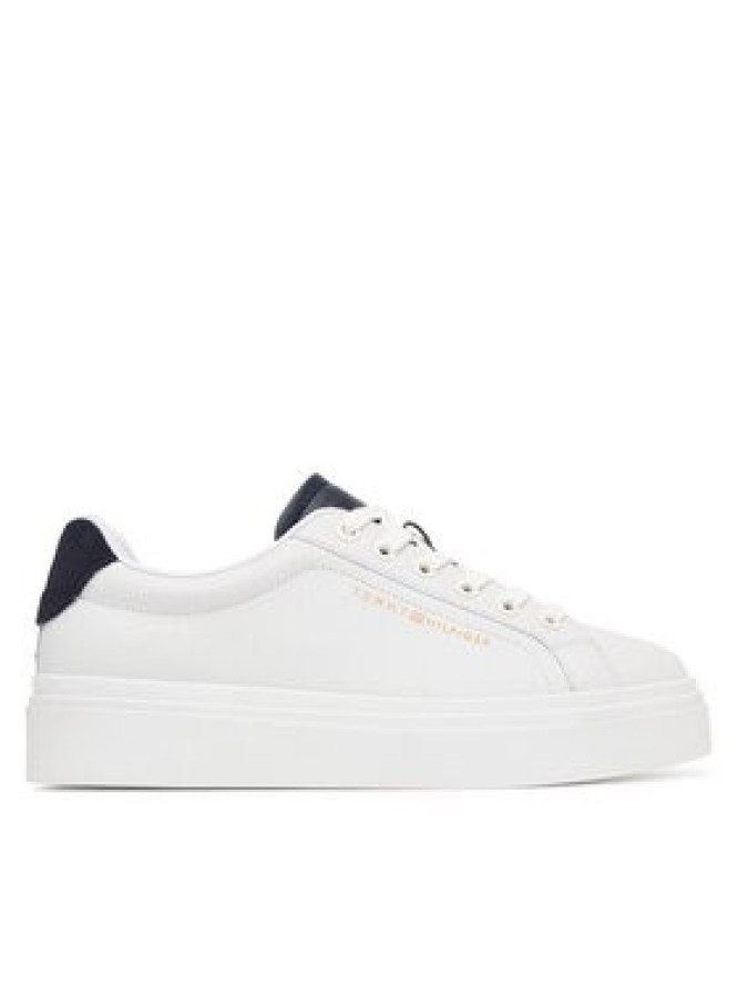 Tommy Hilfiger Sneakersy Th Feminine Platform Monogram FW0FW09594 Biały
