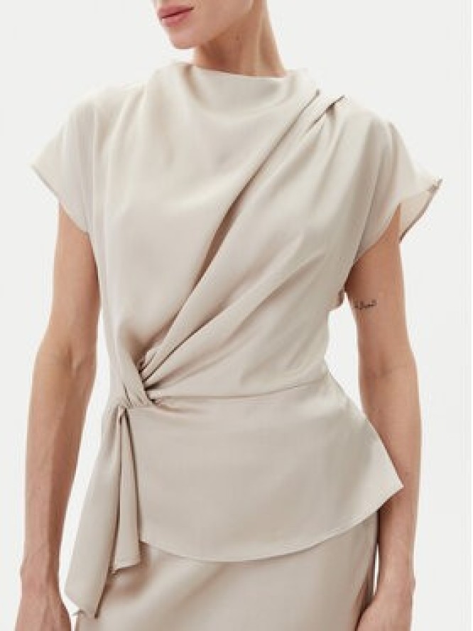 Bruuns Bazaar Bluzka Acacia BBW4427 Beżowy Regular Fit