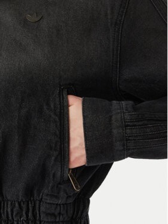 adidas Kurtka jeansowa KD3918 Czarny Regular Fit