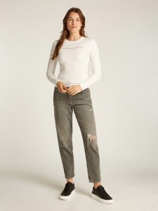 TOMMY JEANS Koszulka w kolorze kremowym rozmiar: XS
