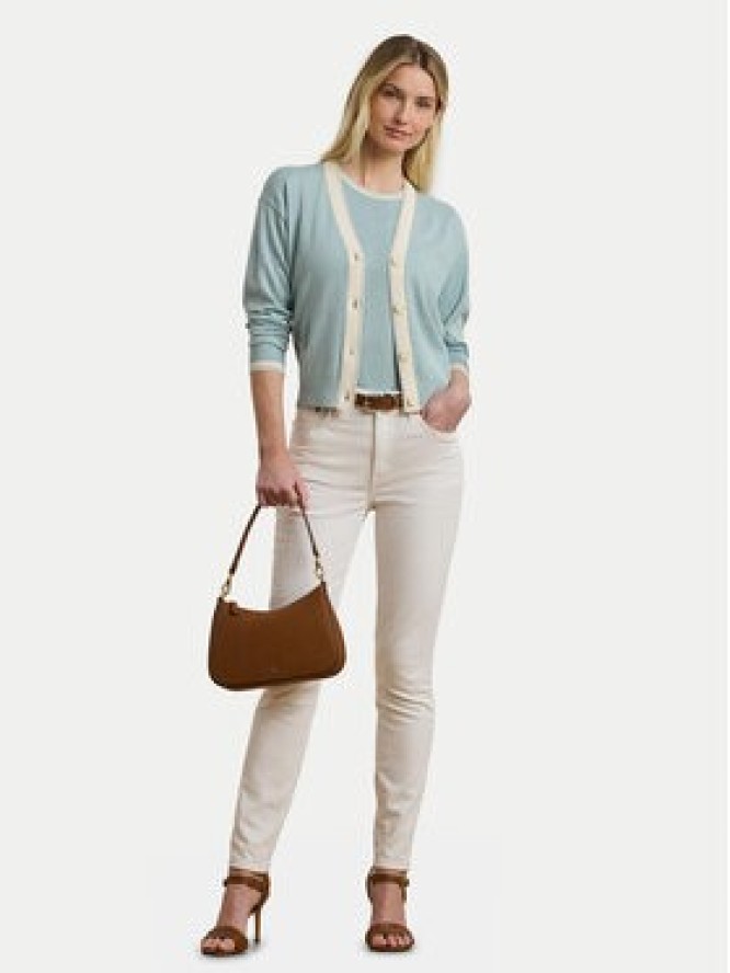 LAUREN RALPH LAUREN Sweter 200963659002 Błękitny Relaxed Fit