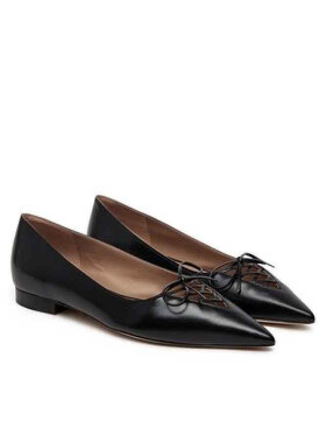MALONE SOULIERS Baleriny Hedy Flat 10-4 Czarny