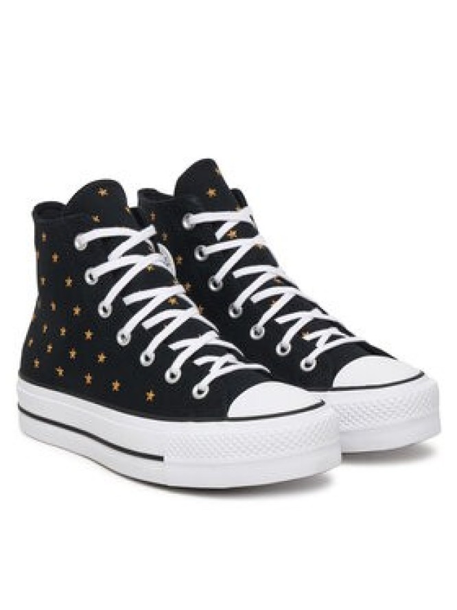 Converse Trampki Chuck Taylor All Star Lift Platform Embroidered Stars A16113C Czarny