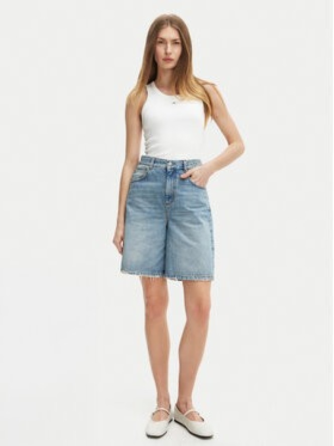 Marella Szorty jeansowe Short 2513141024 Niebieski Regular Fit