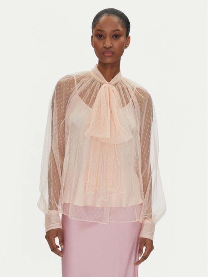 TWINSET Bluzka 251TP2514 Różowy Loose Fit