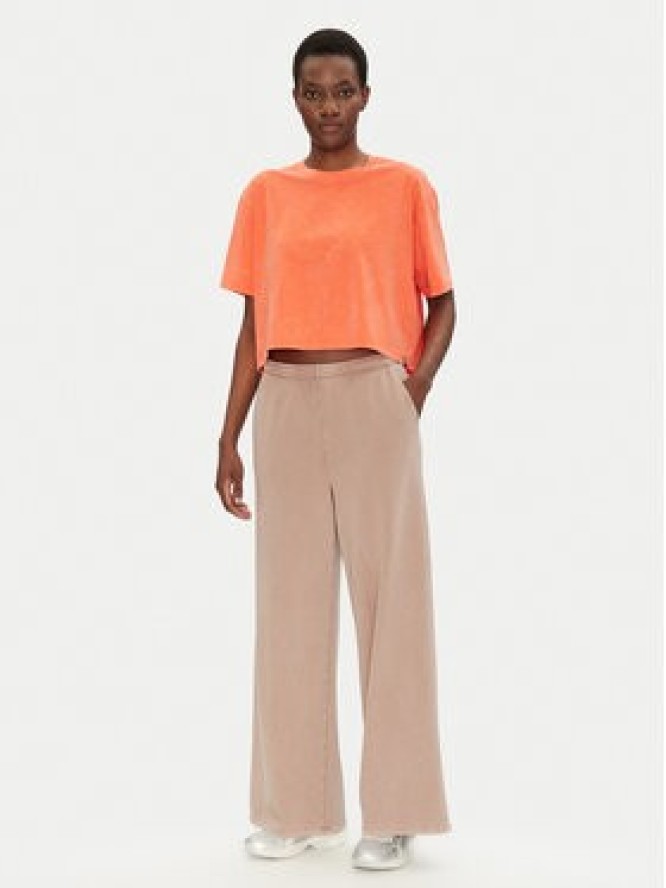 Under Armour T-Shirt Rival Wash 1389724 Pomarańczowy Loose Fit