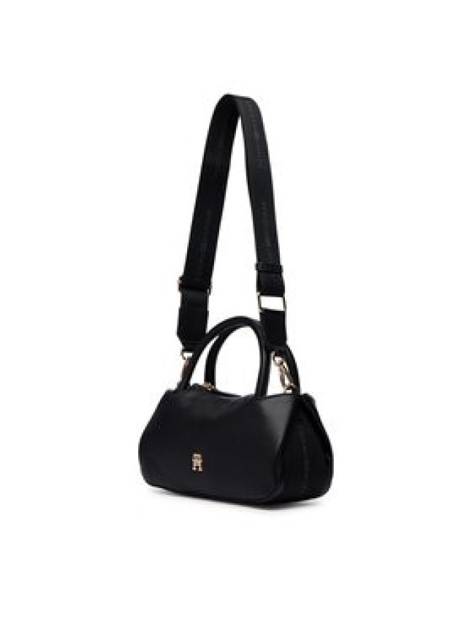 Tommy Hilfiger Torebka Th Logotape Mini Satchel AW0AW18743 Czarny