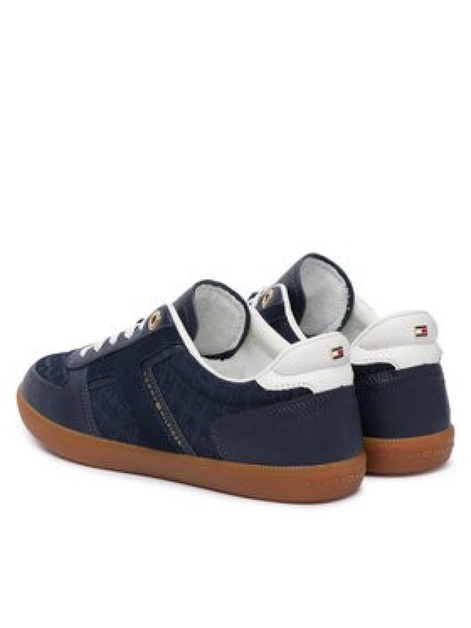 Tommy Hilfiger Sneakersy Th Tribeca Sneaker Monogram FW0FW09691 Granatowy
