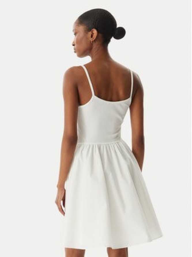 Tommy Jeans Sukienka letnia DW0DW22352 Biały Slim Fit