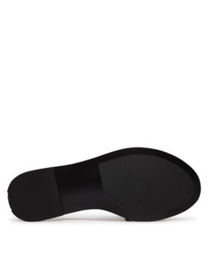 Calvin Klein Klapki Round Flat Sndl Lth Bar Hw 2 HW0HW02925 Beżowy