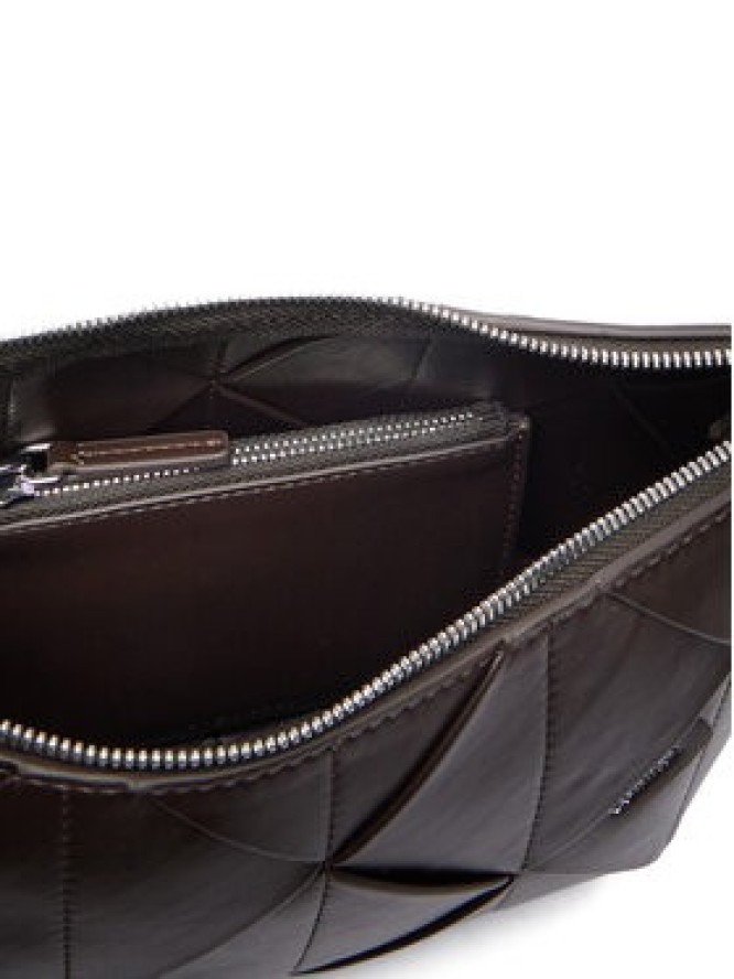 Calvin Klein Torebka Woven Shoulder Bag LV04F3546G Brązowy