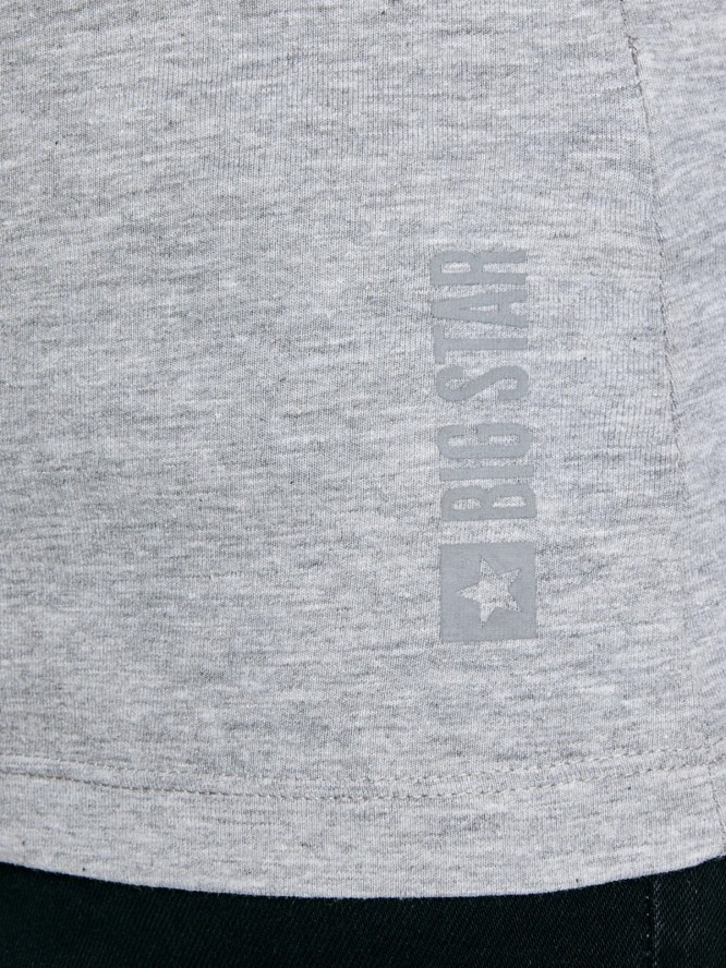 Bluzka damska z długim rękawem szara Classic 991