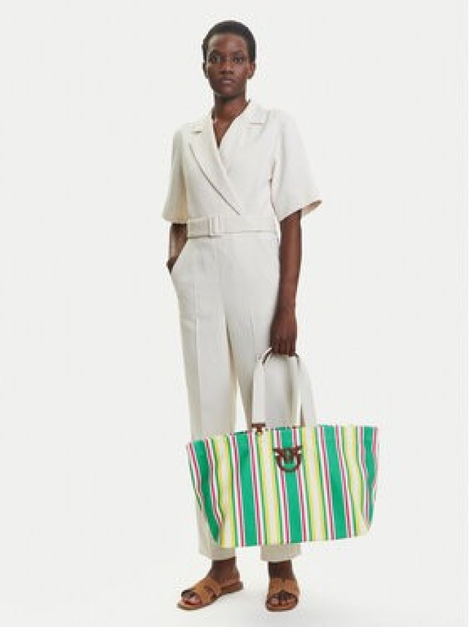 PINKO Torebka Shopping Bag Extra PE 25 PLTT 104754 A2G5 Zielony