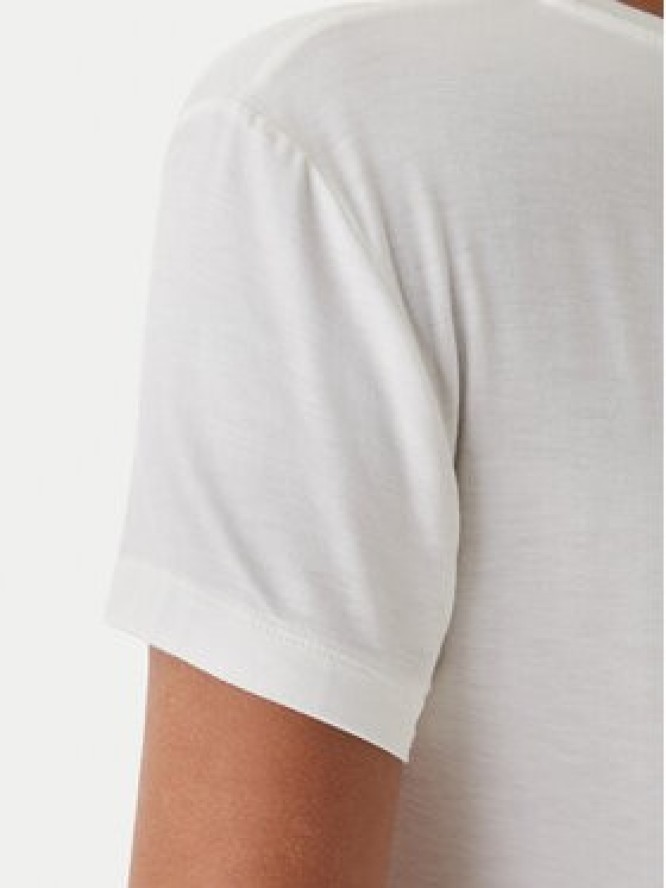 Emporio Armani T-Shirt EW000409 AF19024 U1131 Biały Regular Fit