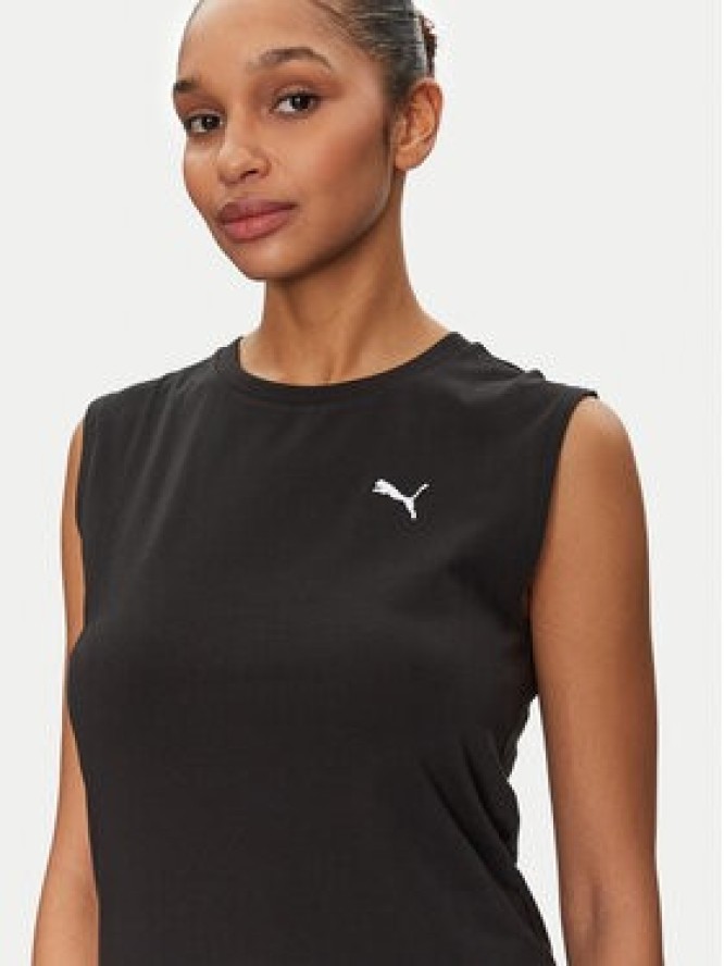 Puma Sukienka codzienna Ess 685643 Czarny Slim Fit