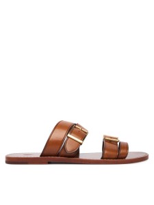 Polo Ralph Lauren Klapki 818P01589001 Brązowy