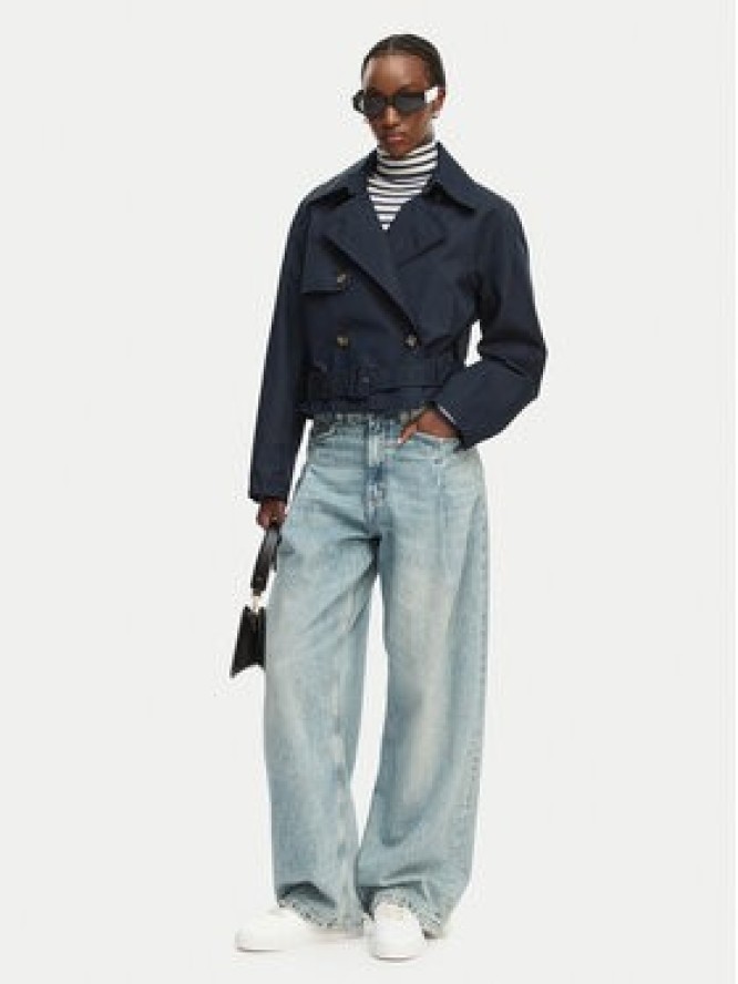 Tommy Jeans Trencz DW0DW22322 Granatowy Relaxed Fit