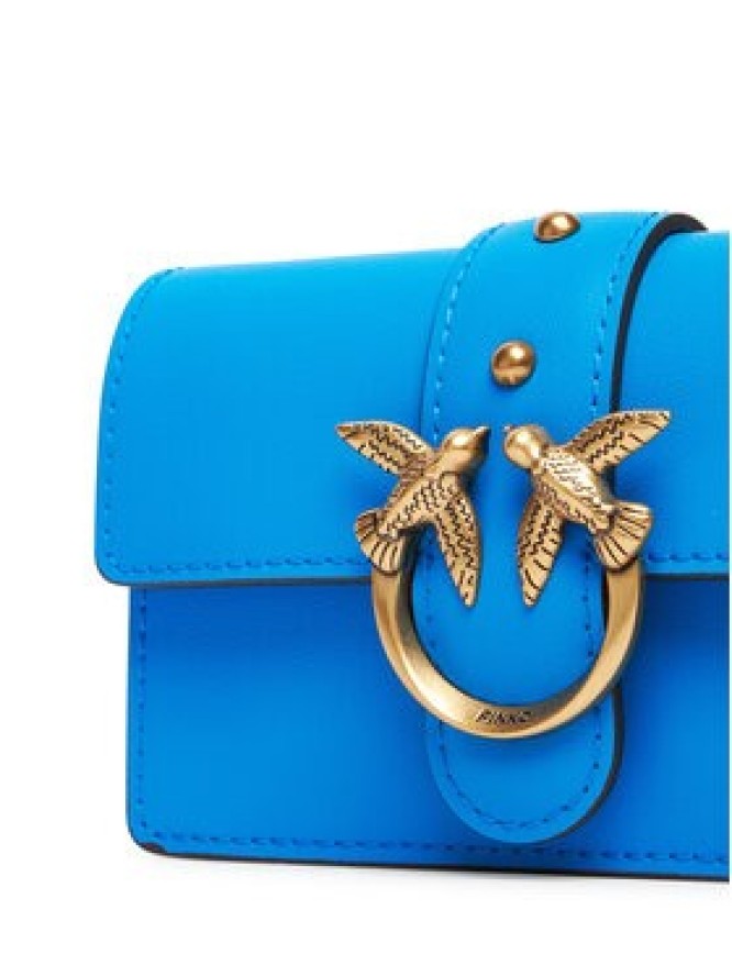 PINKO Torebka Love One Micro C . AI 24-25 PCPL 100064 A0F1 Niebieski