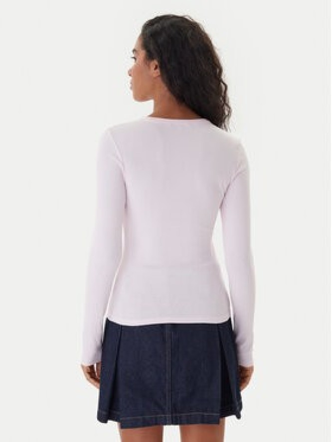 Tommy Jeans Bluzka DW0DW20178 Różowy Slim Fit