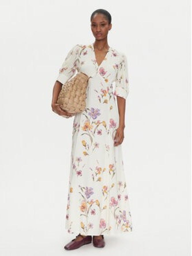 TWINSET Sukienka letnia 251TP2770 Écru Slim Fit