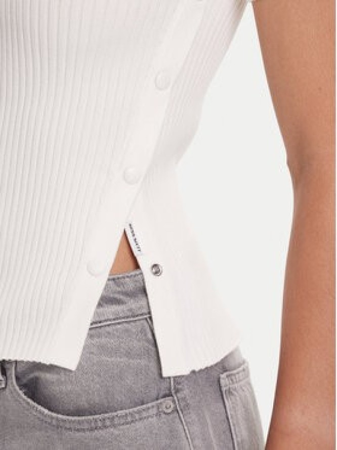 Miss Sixty Golf 6S1RJ37100 Biały Slim Fit