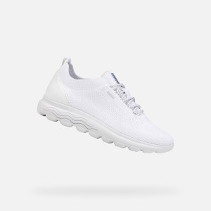 Baskets Femme Baskets Geox Blanc Blanc Geox