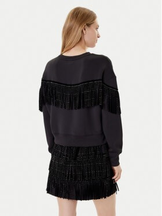 DKNY Bluza P5GH7XQE Czarny Relaxed Fit