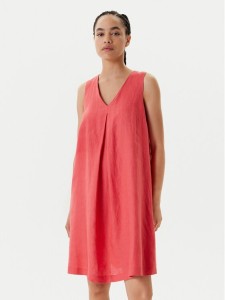 United Colors Of Benetton Sukienka letnia 4AGHDV0AX Czerwony Relaxed Fit