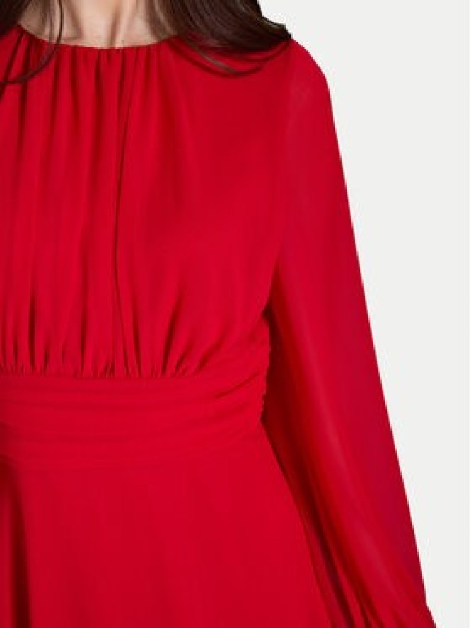 Swing Sukienka koktajlowa 5AI09000 Czerwony Regular Fit