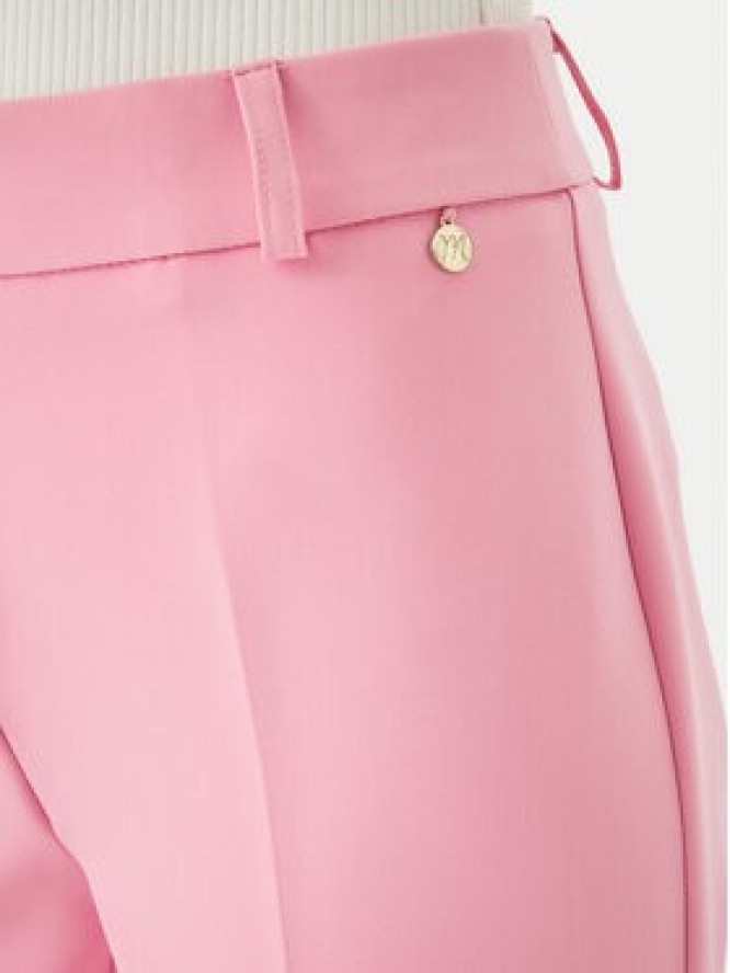 Maryley Spodnie materiałowe 26EB52Z/43BB Różowy jasny Regular Fit