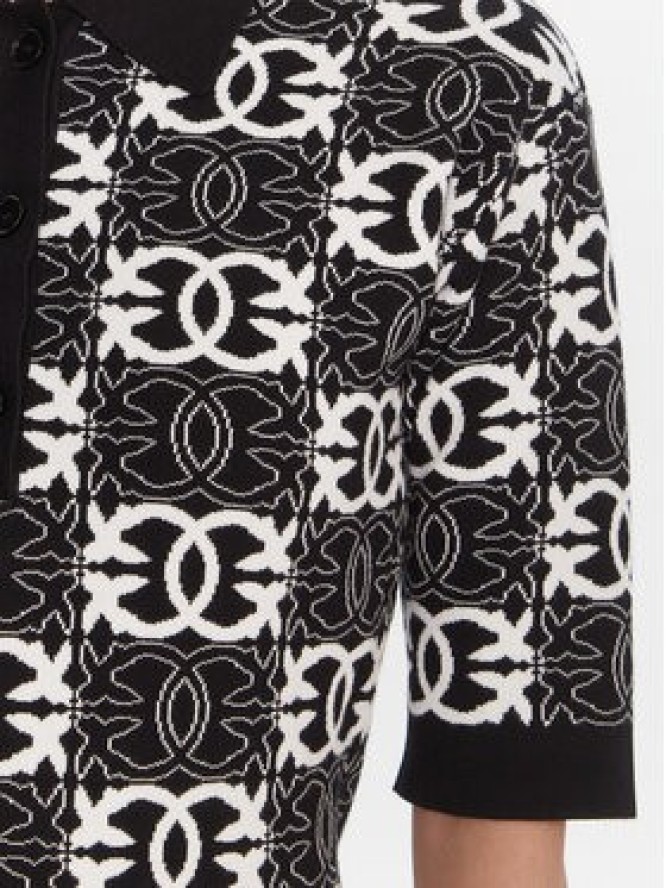 PINKO Sukienka Nothing 106039 A2YD Czarny Regular Fit