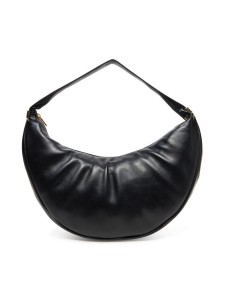 Calvin Klein Torebka Pinched Soft Crescent Lg LV04F3009G Czarny