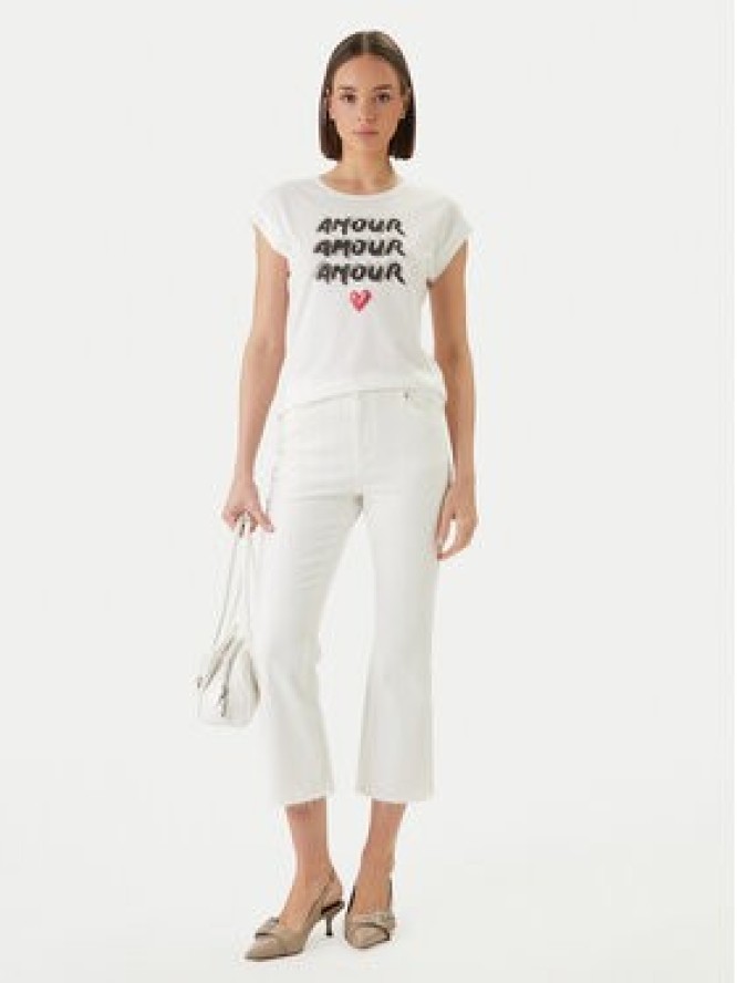 Morgan T-Shirt 261-DOUR Biały Regular Fit