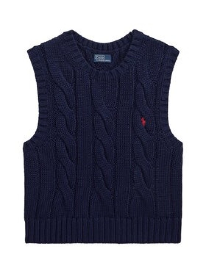 Polo Ralph Lauren Sweter 211959295002 Granatowy Slim Fit