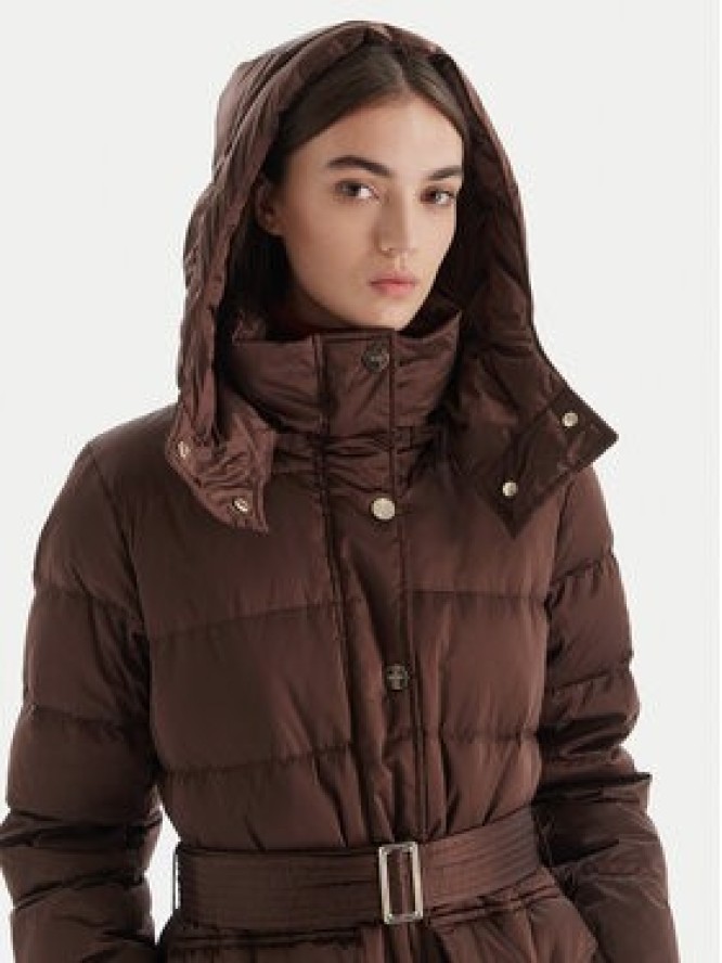 Liu Jo Kurtka puchowa MF5011 T017A Brązowy Regular Fit