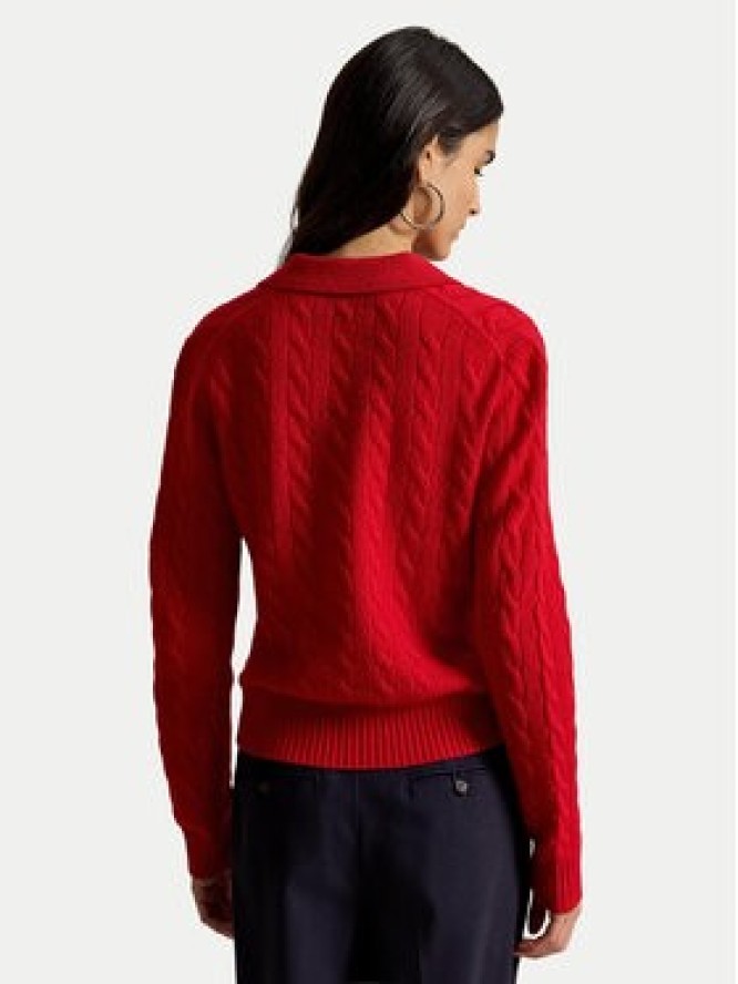 Polo Ralph Lauren Sweter 211972132501 Czerwony Regular Fit