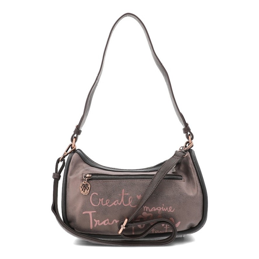 Brązowa Zgrabna Damska Torebka Anekke