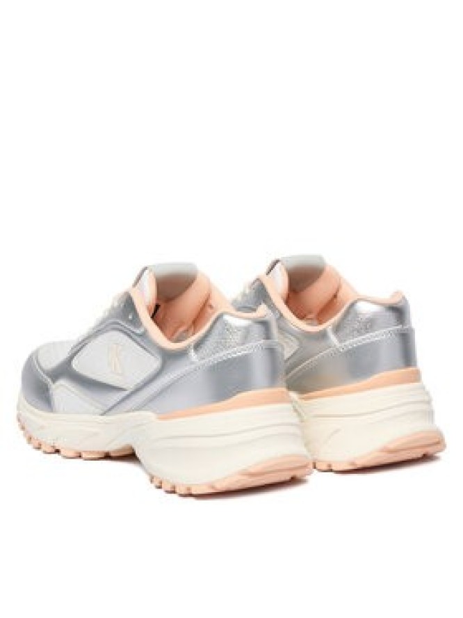 Calvin Klein Sneakersy Hike Runner Lace Up Mesh Mix Met YW0YW02063 Kolorowy