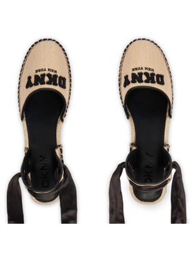 DKNY Espadryle Madelise K2612113 Brązowy