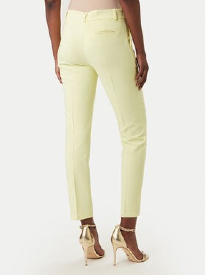 Rinascimento Spodnie materiałowe CFC0128638003 Żółty Slim Fit