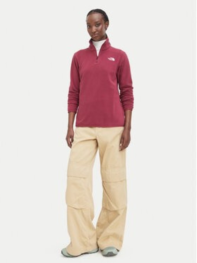 The North Face Polar Glacier NF0A8D2F Bordowy Regular Fit