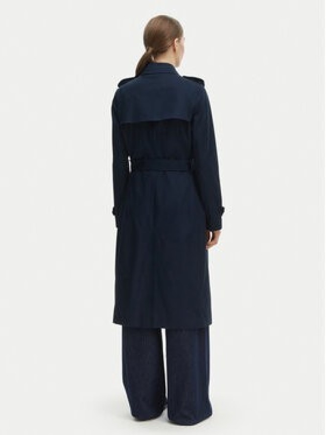 Tommy Hilfiger Trencz WW0WW48873 Granatowy Slim Fit