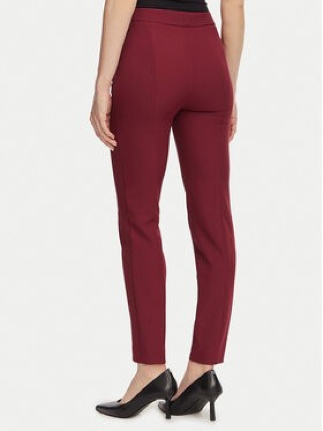 HUGO Spodnie materiałowe Hagonia-1 50539991 Czerwony ciemny Slim Fit