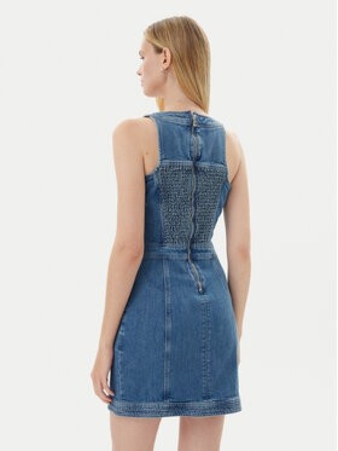 Guess Sukienka 175261 Niebieski Classic Fit