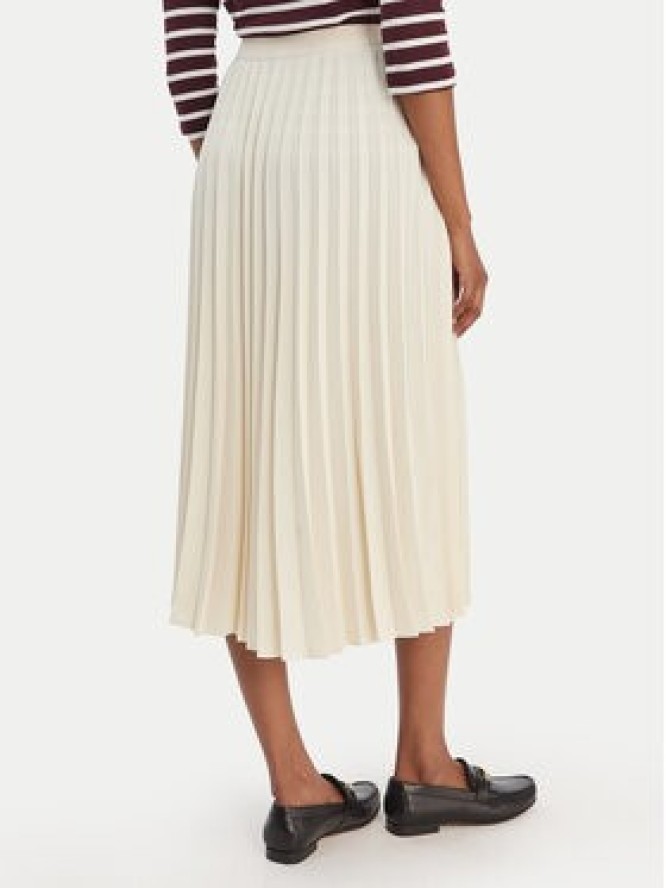 Tommy Hilfiger Spódnica plisowana WW0WW48538 Écru Regular Fit