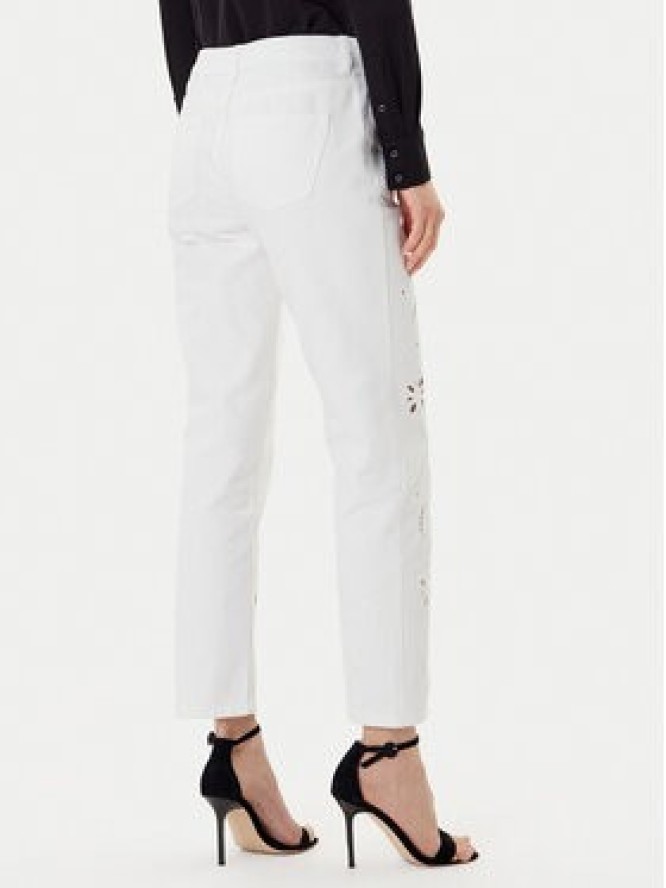 Morgan Jeansy 252-PBRAD Biały Straight Fit