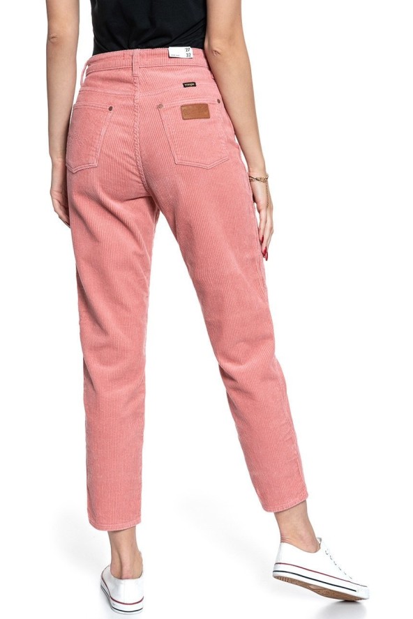 SPODNIE WRANGLER DAMSKIE MOM JEANS BRAND APRICOT W246UPP06 112127945