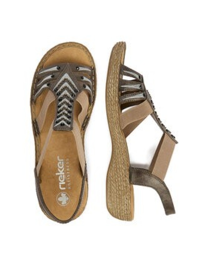 Rieker Sandały CEO-65861-45 Szary