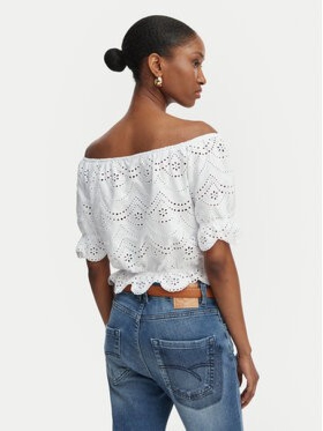 Guess Bluzka W6GP47 K3336 Biały Regular Fit